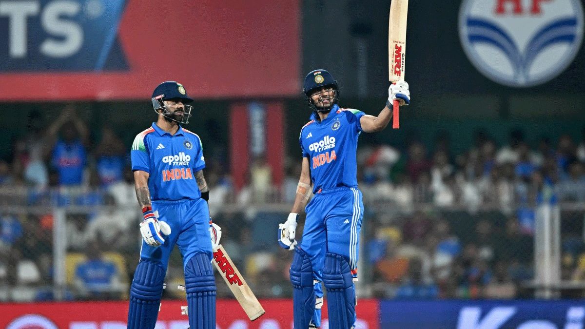 গিলের ডাবল সেঞ্চুরি, রান তাড়ার নতুন রেকর্ড ভারতের