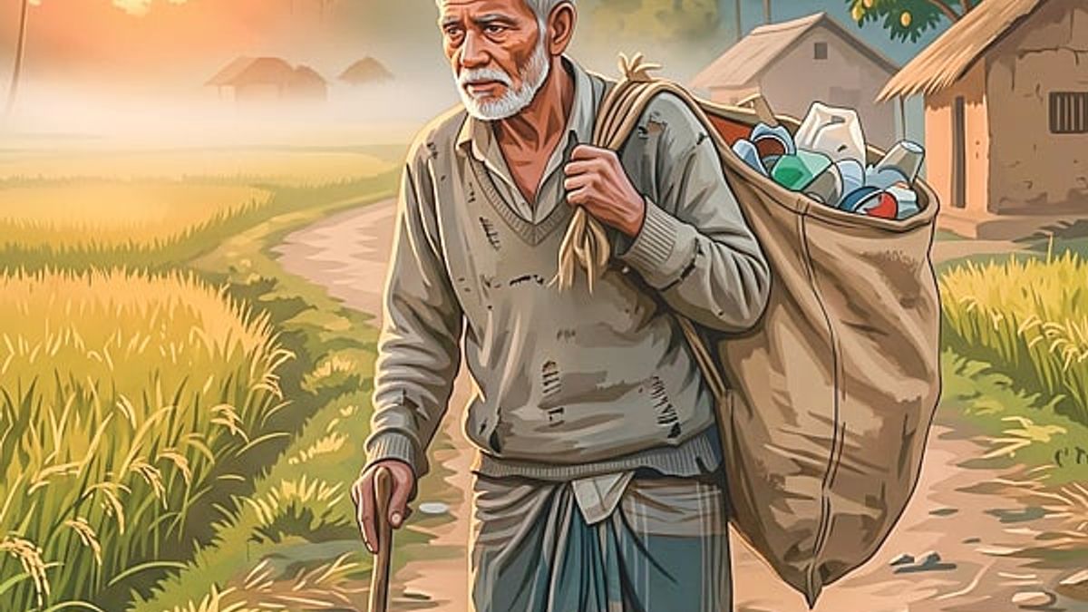 ভাঙারি কুড়িয়ে চলা বৃদ্ধের ব্যাংকে ৭৭ লাখ টাকা