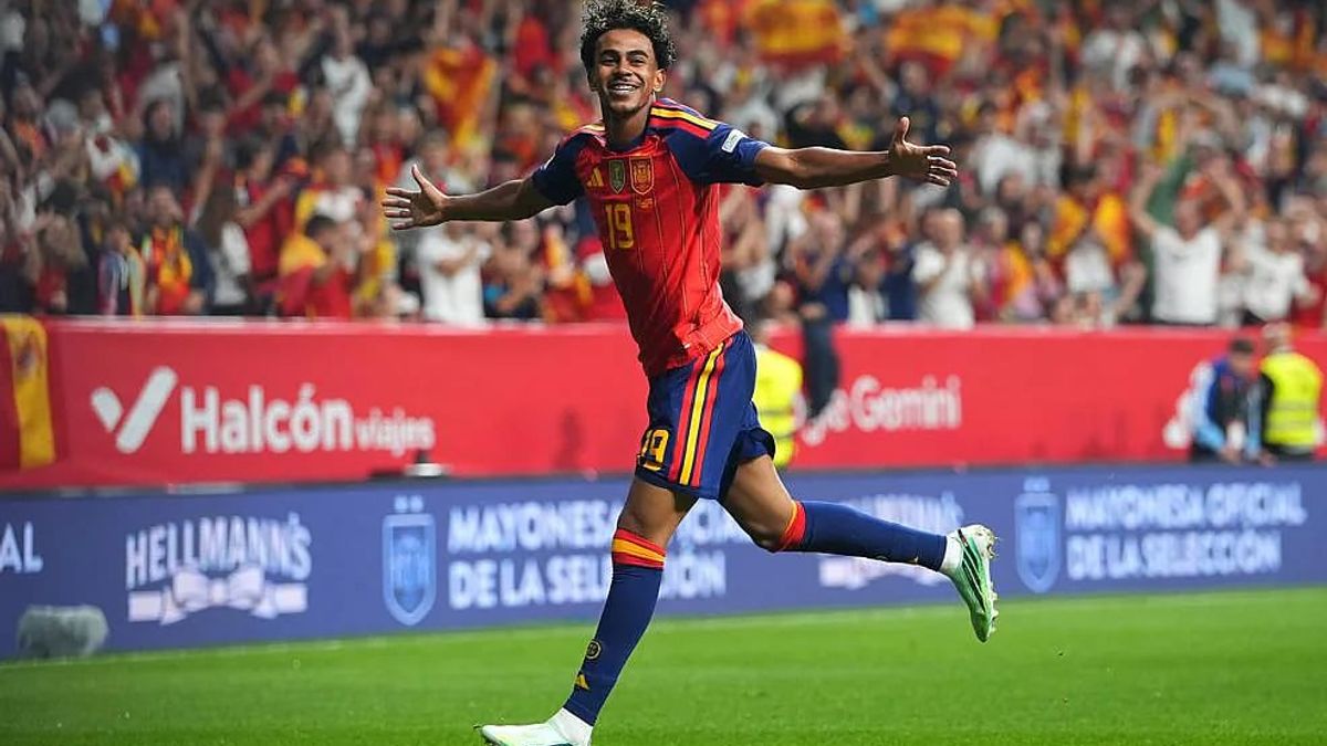 ইয়ামালের টানা তিন, স্পেনেরও তিন